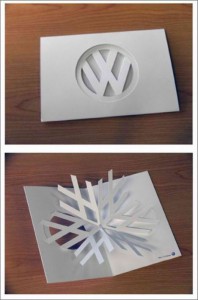 Carte de voeux volkswagen