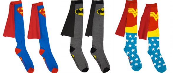 Les chaussettes personnalisées ou l’accessoire des superhéros