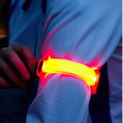 Bracelets Slap à LED publicitaires
