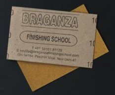 Braganza card