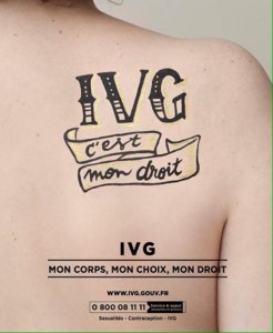 tatouage temporaire pour l'IVG